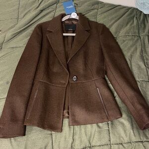 Chocolate Brown Prada Blazer